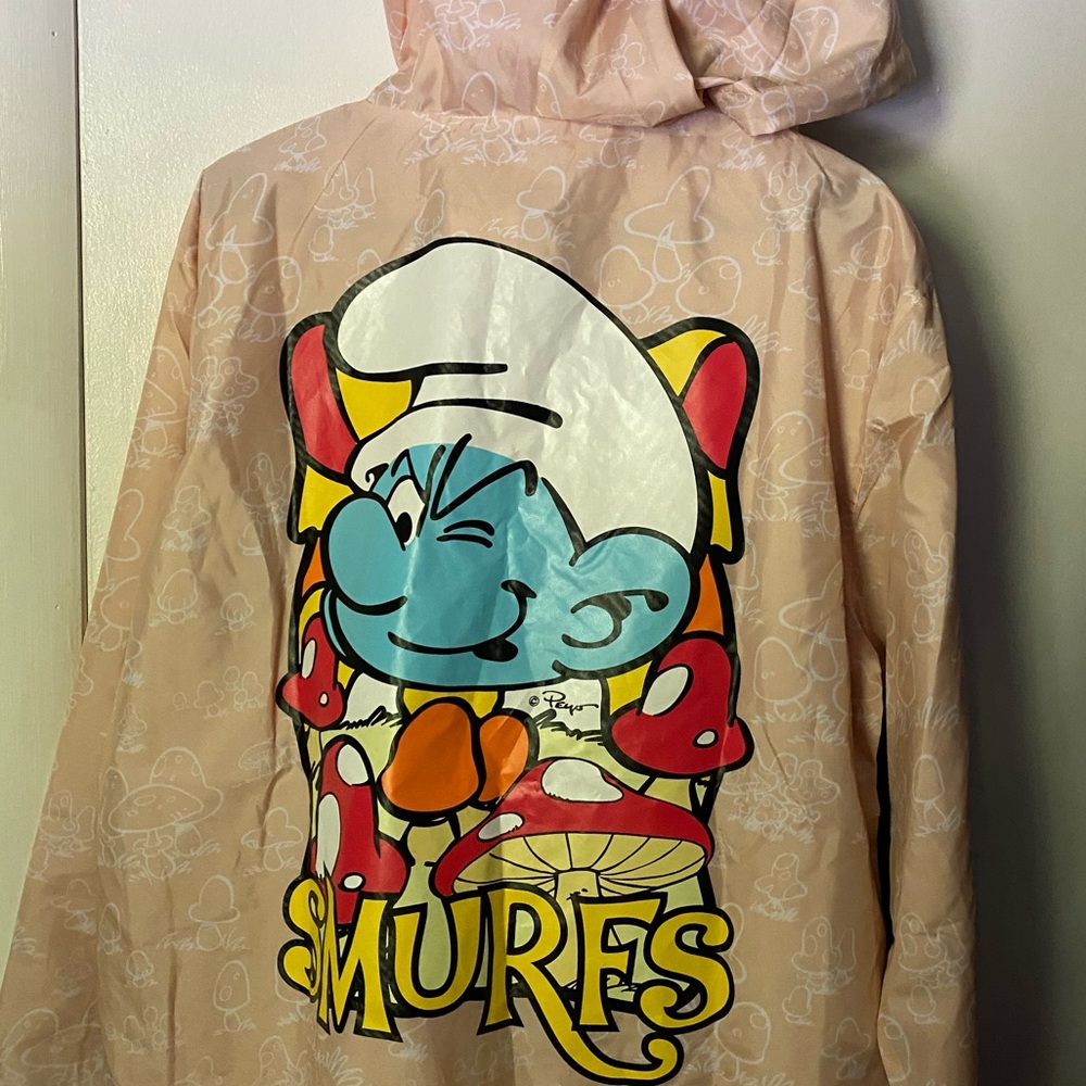 Smurfs Windbreaker NWT